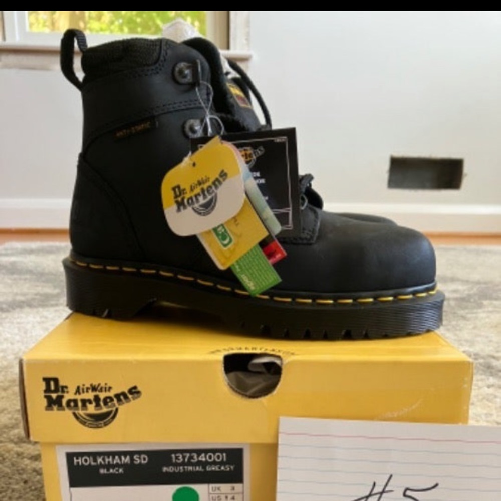 Dr. Martens Steel Toe Holkham Boots